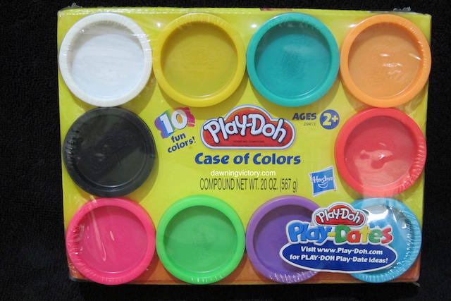 NEW! ORIGINAL HASBRO PLAY-DOH CASE OF COLORS 10 CANS